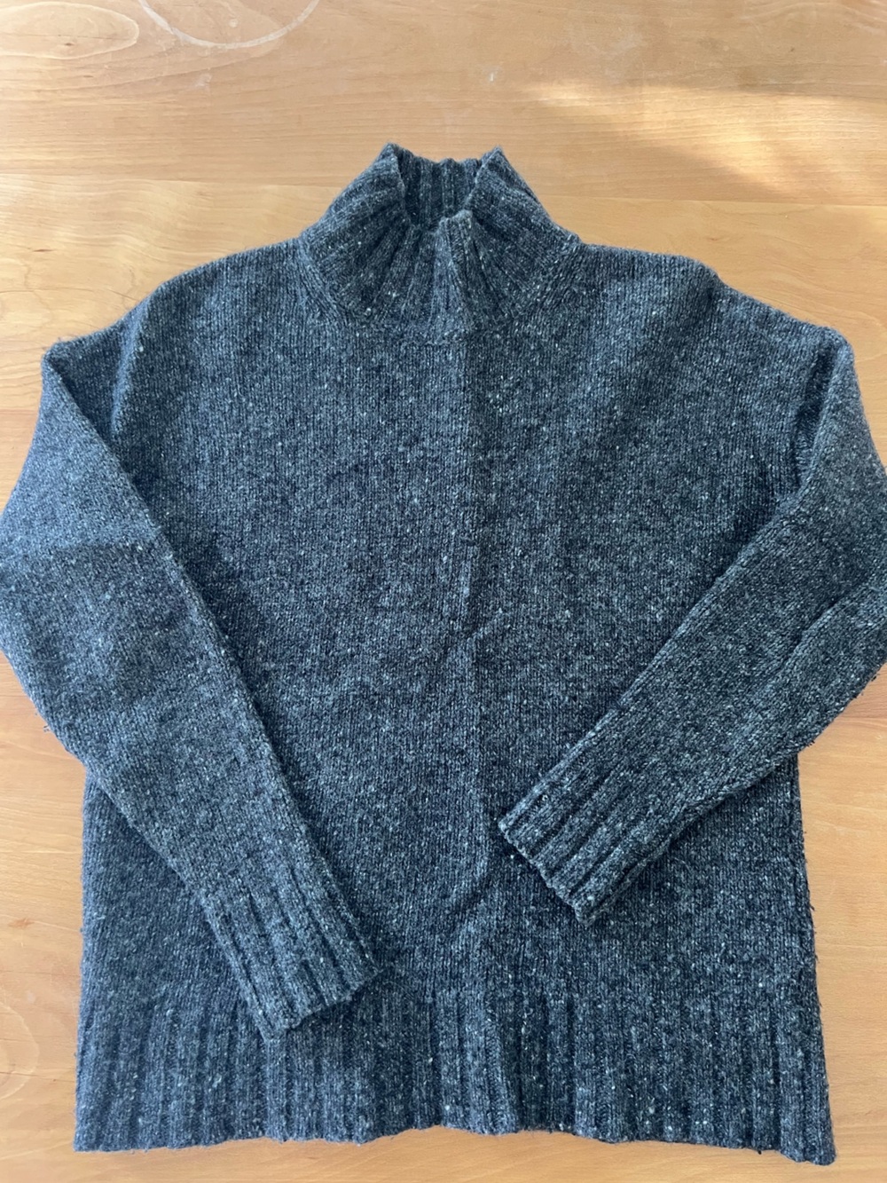 J. Crew women’s Charcoal wool blend Sweater